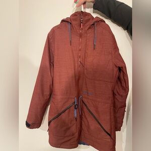 Women's Dark Red Ski & Snowboard Jacket